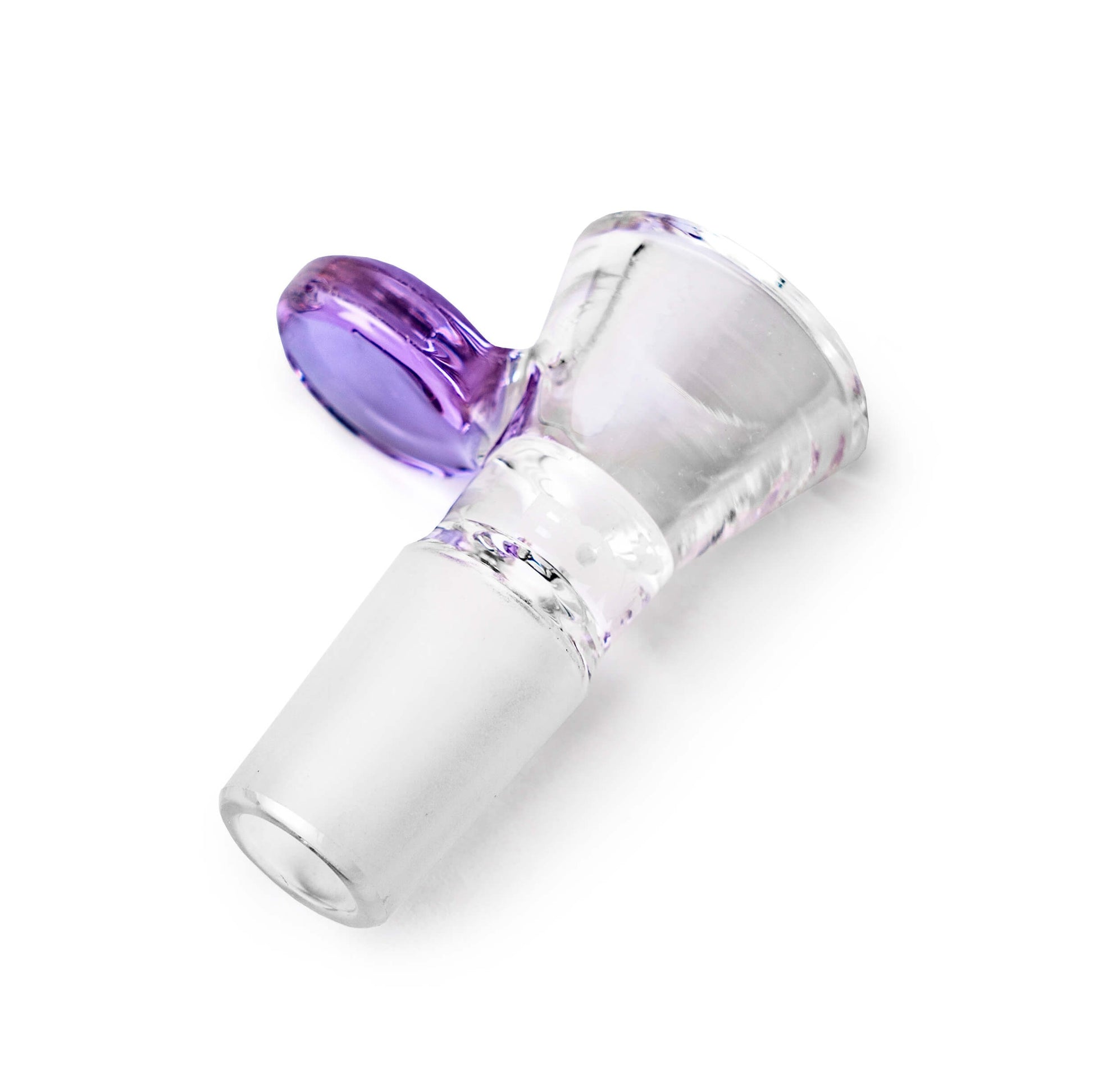 Con el Quemador Macho 18mm Purple, disfrutarás de un diseño elegante que no sacrifica funcionalidad. Este quemador está hecho de borosilicato resistente al calor, asegurando durabilidad mientras optimiza tu experiencia al fumar. ¡Hazte con uno hoy!