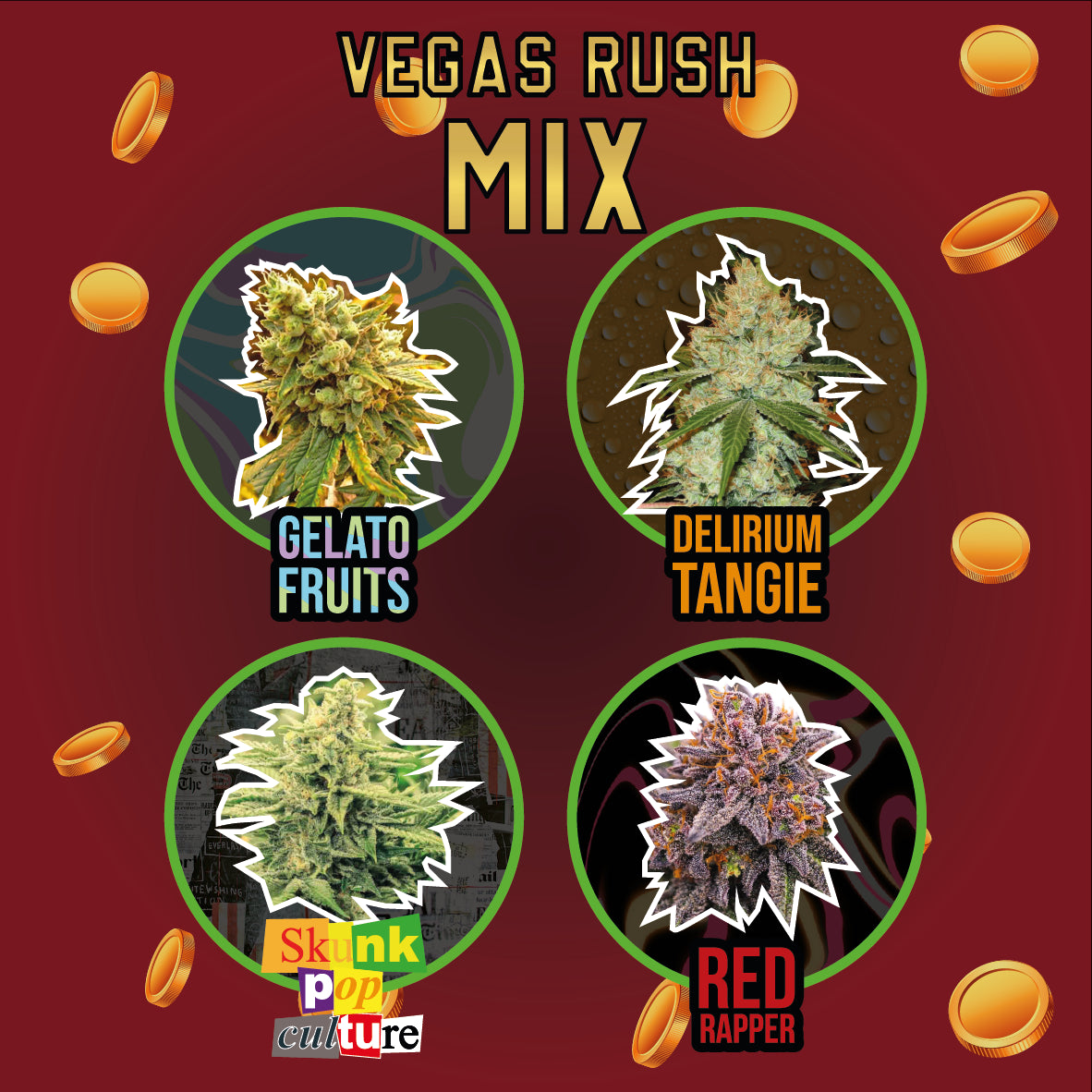 MIX VEGAS RUSH FEM X8-DELIRIUM SEEDS