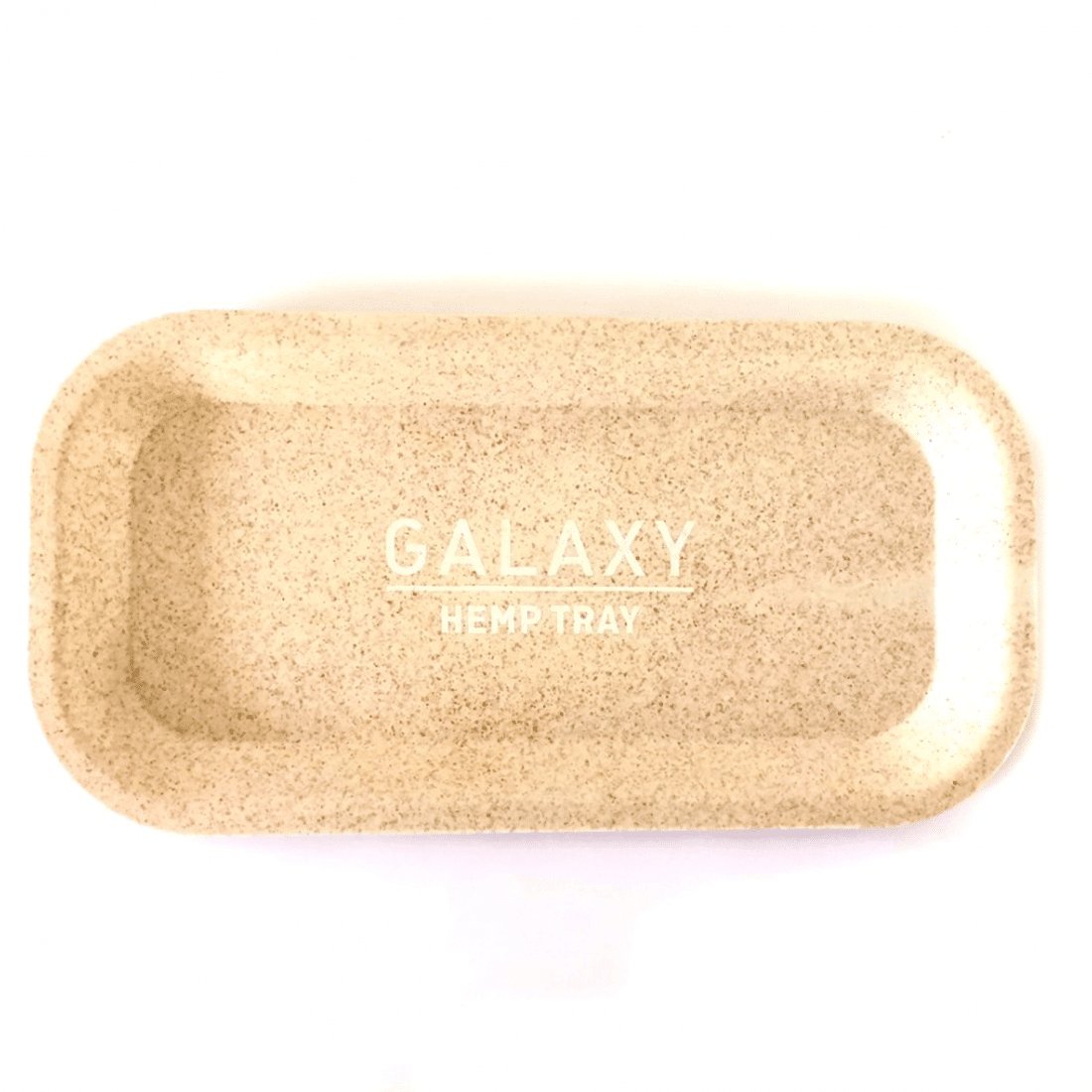 BIODEGRADABLE WHITE HEMP ROLLING TRAY - GALAXY - Market Grow