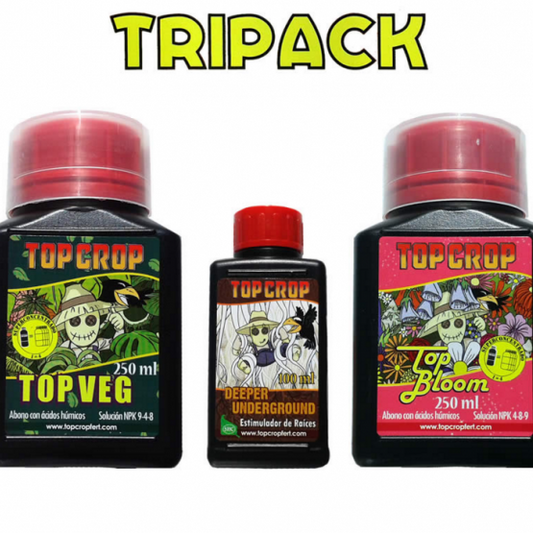 Tripack Top Crop - Kit de Nutrientes Completo para Cultivo